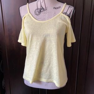 Open Shoulder T-Shirt Top